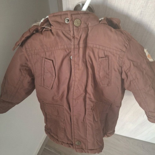 Baby brown jacket 12 months unisex Orchestra lightly used