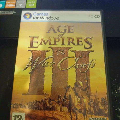 Age of Empires 3 III War Chiefs PC used