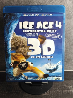 Ice Age 4 Continental Drift Blu-ray double disc like new, dubbed