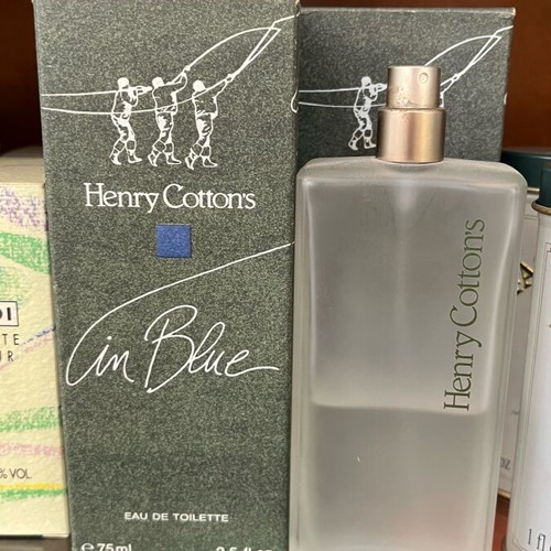 Henry Cottons In Blue Eau De Toilette 75 ml new, authentic