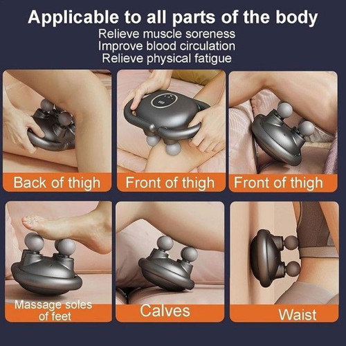 Andowl Massage Device New With 4 Vibrating Heads Spheres Q-JM708