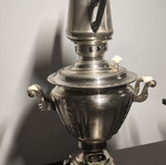 Vintage Soviet electric samovar with teapot, functional