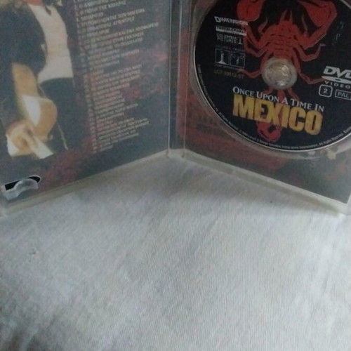 Once Upon a Time in Mexico DVD used with Greek subtitles