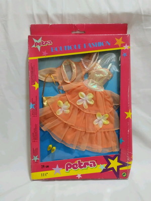 Petra Lundby orange dress doll clothes new