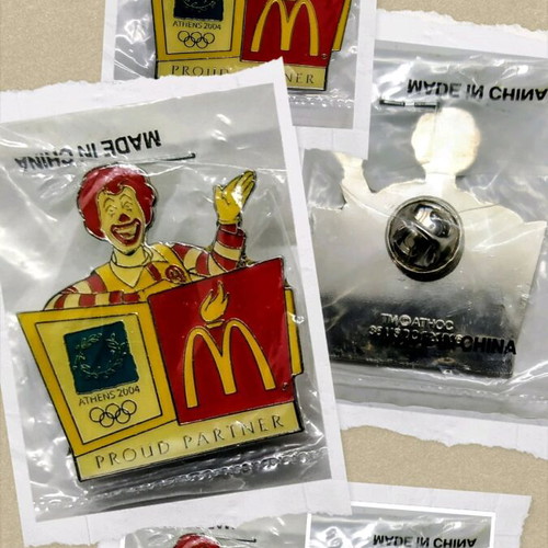 McDonald's Collectible Pin for Athens 2004 Olympic Games New