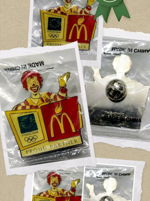 McDonald's Collectible Pin for Athens 2004 Olympic Games New