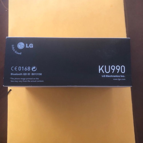 LG KU 990 phone new collectible unused with Schneider Kreuznach lens