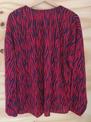 Blouse red size L like new