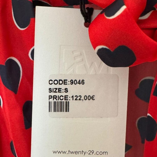 Longsleeve Blouse Women Twenty 29 new, red with black heart print