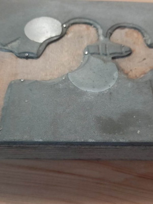 Κλισέ από τυπογραφείο Ροδόπουλου Γεροκωστοπούλου μεταχειρισμένο