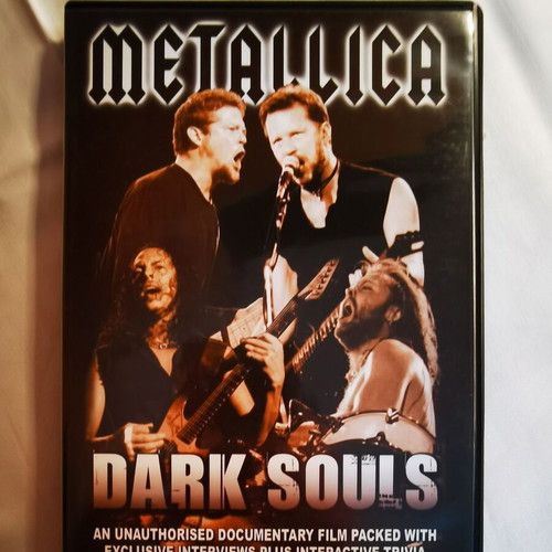 Metallica DVD like new Dark Souls, metal