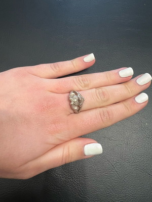 Minnie Mouse 925 silver ring like new