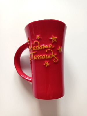 Κούπα μεγάλη Λονδίνο Μουσείο Madam Tussauds μεταχειρισμένη, κόκκινη