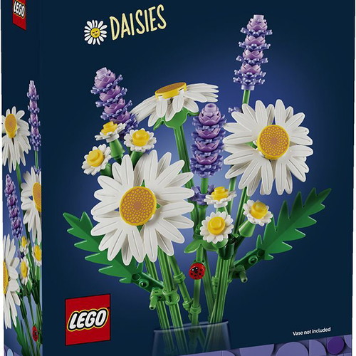 LEGO Botanical Collection Daisies set, 133 pieces