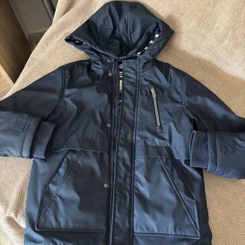 Orchestra kids waterproof jacket like new, blue, size 8 years