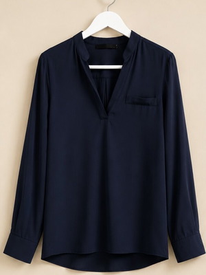 Satin shirt Zara like new, blue, size XS