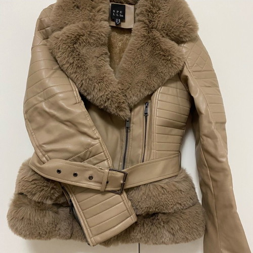 Access beige jacket like new, size M