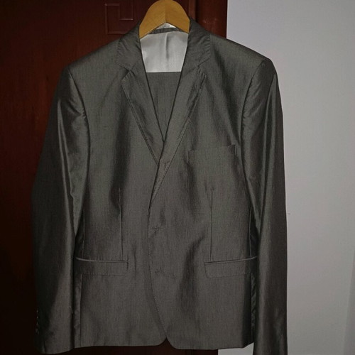 No Name Athens suit like new, gray silver, size M