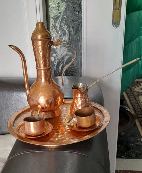 Μπρούτζινο σετ για καφέ,από Περσια