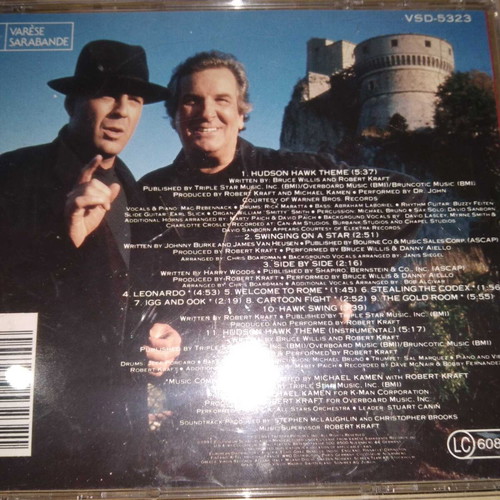 Hudson Hawk soundtrack CD used, 1991