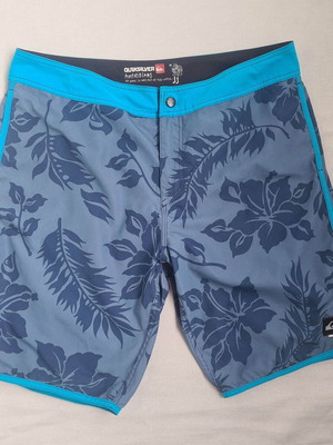 Μαγιό ανδρικό Quiksilver Amphibians μεταχειρισμένο, μέγεθος XL, μπλε