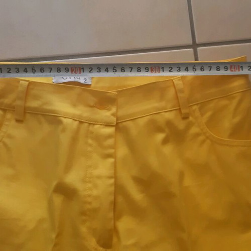 Dina crop pants (capri) yellow new unworn, sizes XL-XXL
