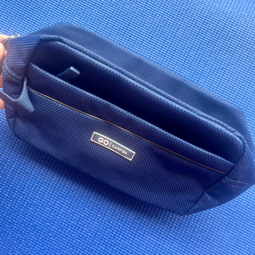 Carpisa men's toiletry bag blue, new