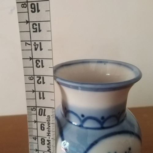 GZHEL small vase new, 12 centimeters