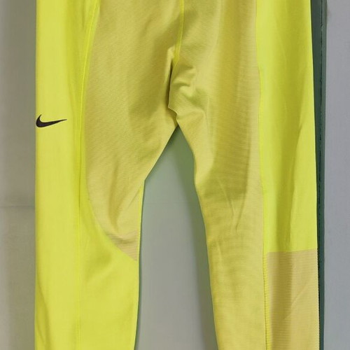 Nike Tech Pack running leggings used, neon yellow, size L