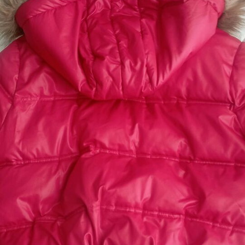 Lee red down jacket like new, size S