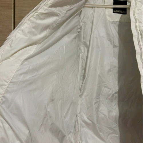 Napapijri jacket, size M, white, genuine