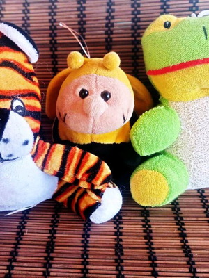 Set of 3 stuffed animals