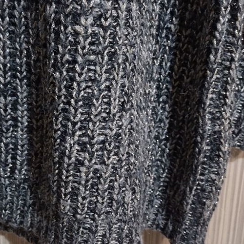 Celestino pullover medium used, black with metallic thread