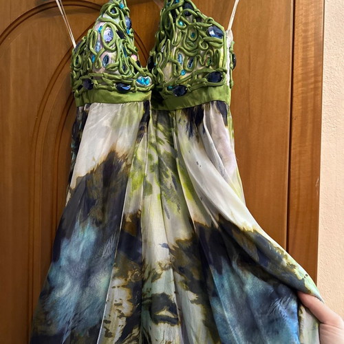 Dress used, 100% silk, size S-M
