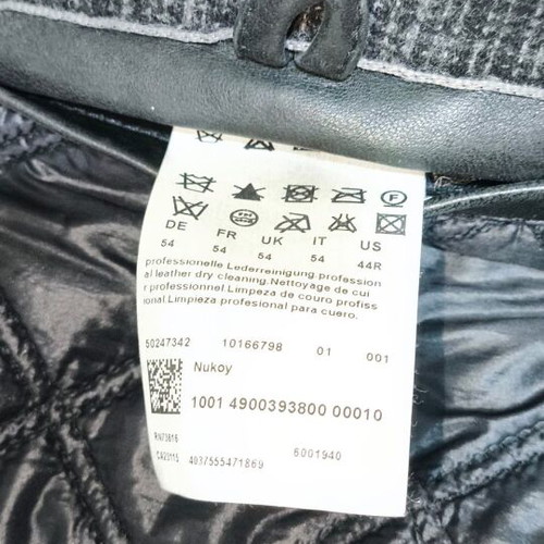 Hugo Boss Men's Leather Jacket black used, size XL