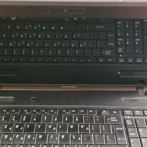 Toshiba Satellite C650D-11G laptop used, for repair or spare parts