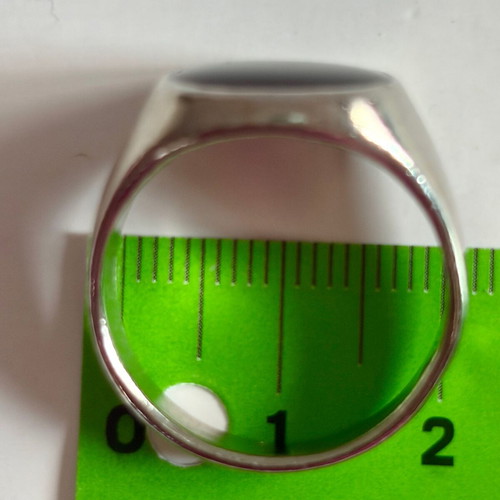 Twin Signet Rings new with factory defects, silver and gold tone