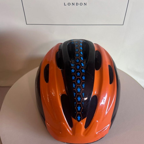 Cytec Yangsta kids bike helmet, size S, black and orange