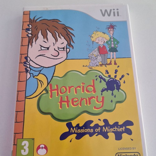 Wii Horrid Henry used with scratches on disc