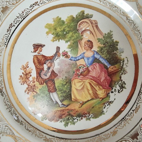 Keramikos decorative wall plate like new, 23cm diameter