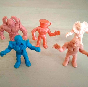 5 εξωγήινοι (exogiini/m.u.s.c.l.e.) Συλλεκτικές φιγούρες 80's Ψιλικοκό