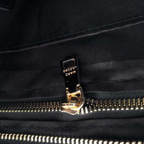 The Tote Bag medium size black eco leather shoulder bag