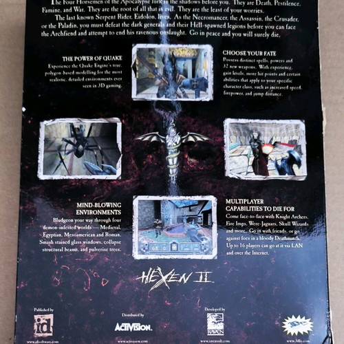Hexen II PC CD-ROM like new, Big Box