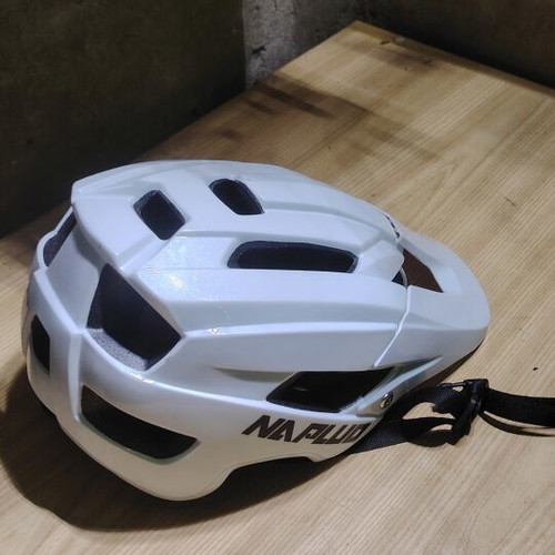 Naplud cycling helmet, white, size L, CE certified