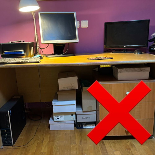 Desk large used from business closure