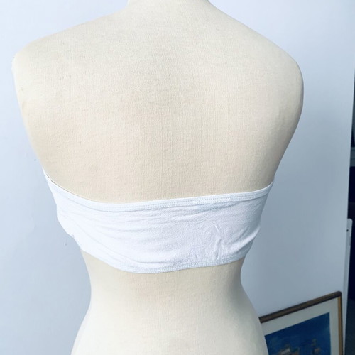 Bandeau top The Line Project like new, white, size M