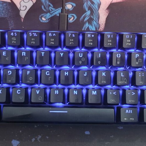 Motospeed CK61 mechanical keyboard like new