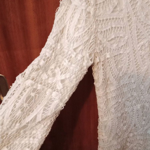White lace dress Massimo Dutti like new, size M