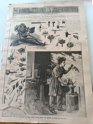 Archive of old newspapers 1879 reprint used