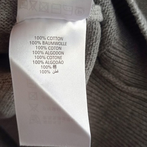 Gant gray cotton sweater men's large used